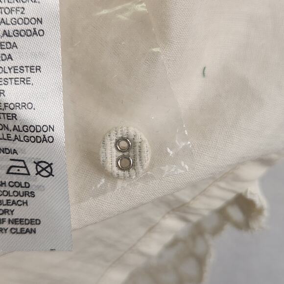 Anthropologie Let Me Be Victoria WMNS Lace Embroidered Mini Dress S Ivory NWT - Picture 14 of 16